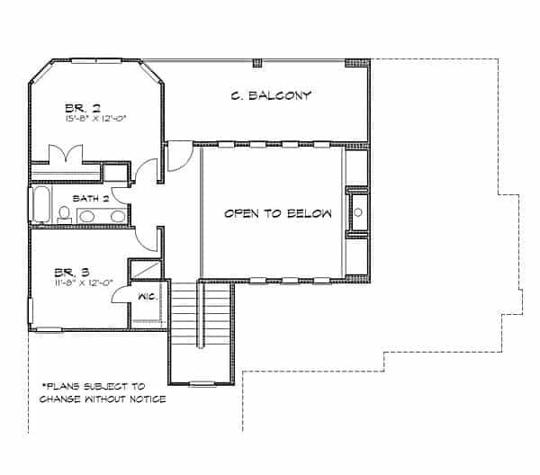 Explore the Upper Level with a Captivating Balcony View