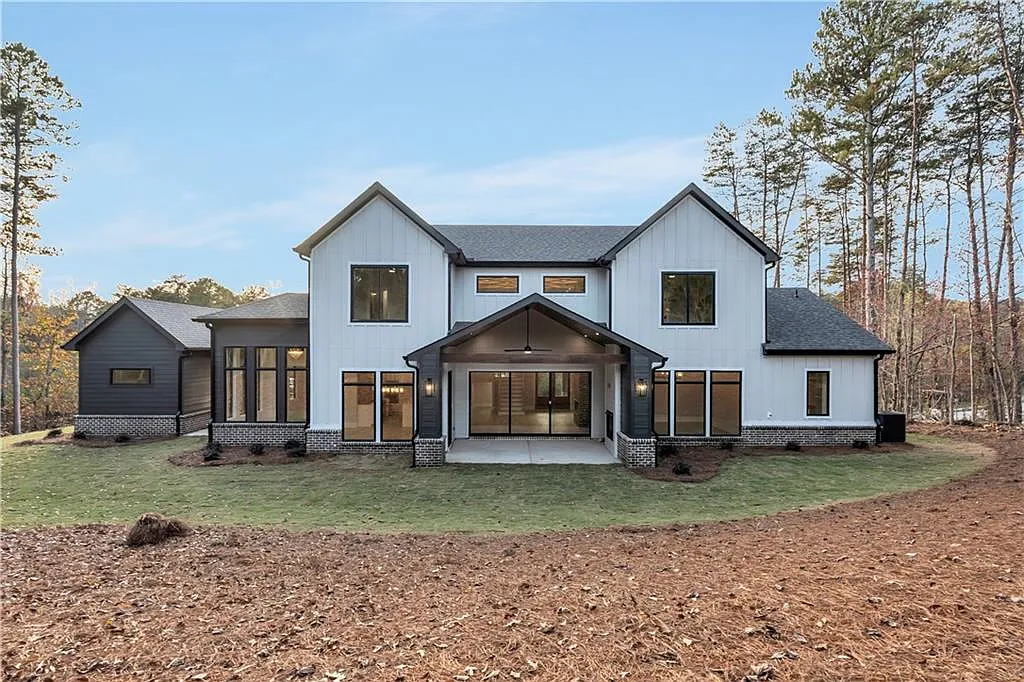 Modern 4-Bedroom Home with Front Porch and 4-Car Garage (3,642 Sq. Ft. Floor Plan) 