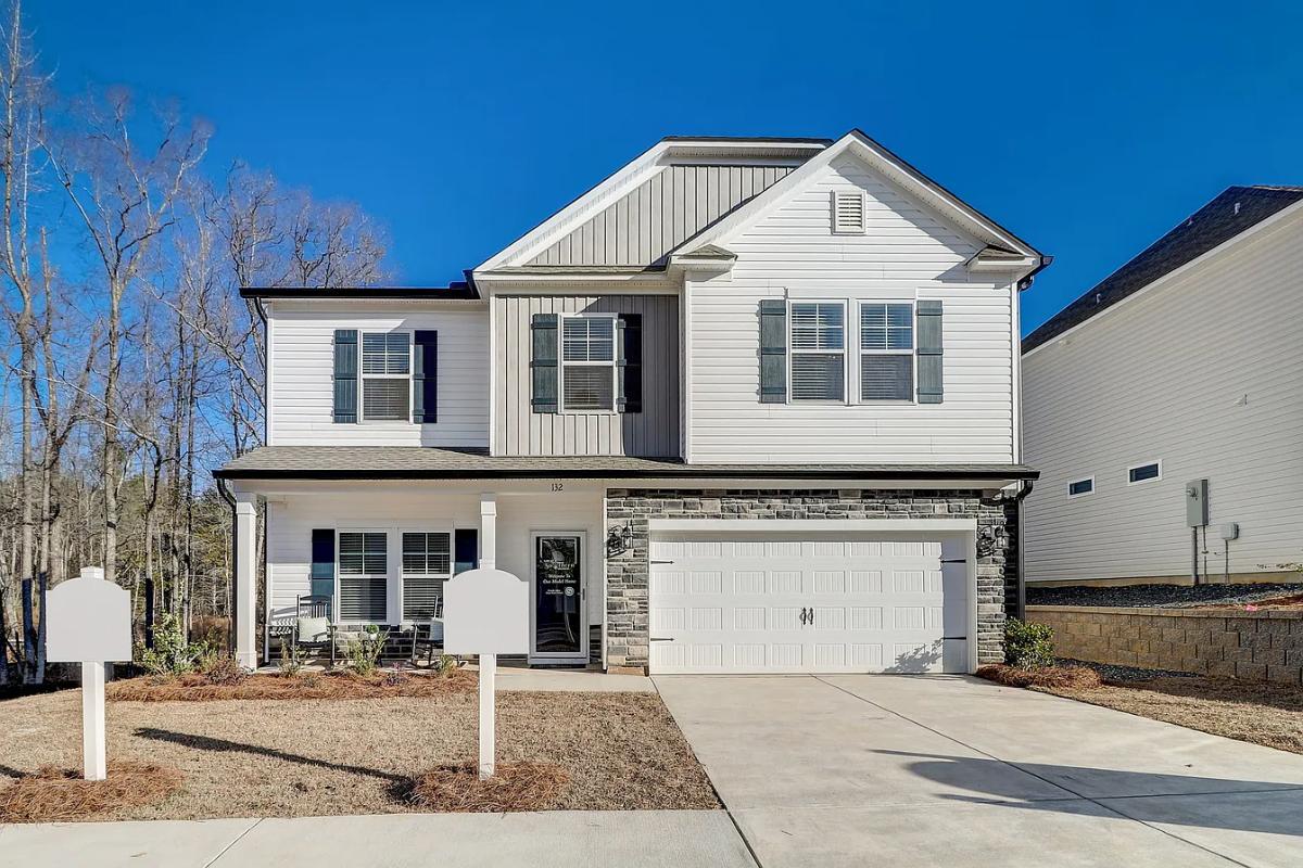 Modern 5-Bedroom Home with Front Porch and 2-Car Garage (3,040 Sq. Ft. Floor Plan) 