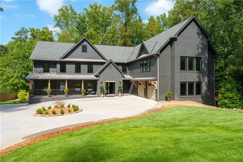 Traditional-Style 5-Bedroom Home with Covered Front Porch and Multi-Purpose Room (7,846 Sq. Ft. Floor Plan) 