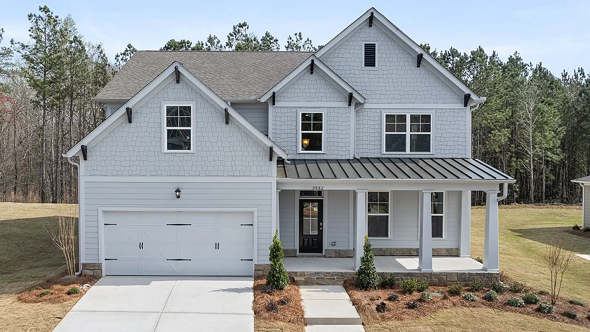 Craftsman-Style 4-Bedroom Home with Open-Concept Living and 2-Car Garage (2,912 Sq. Ft. Flooring)