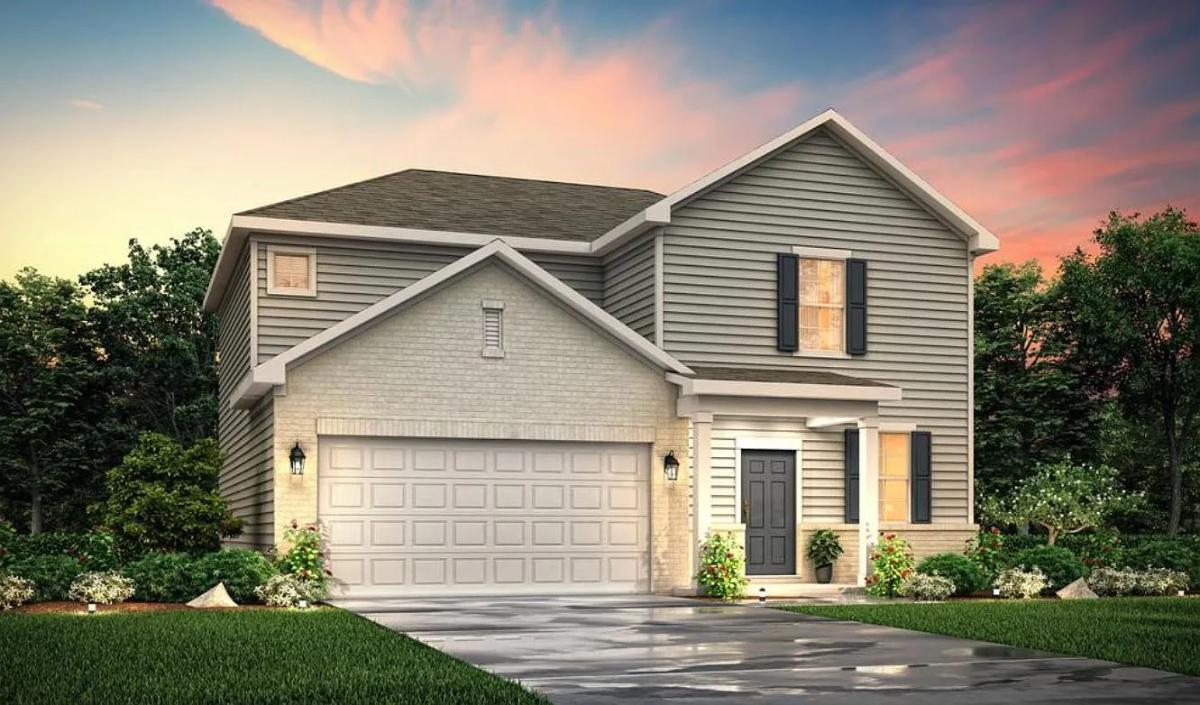 4-Bedroom The Mitchelle Home with Loft and Two-Story Foyer (2,149 Sq. Ft. Flooring