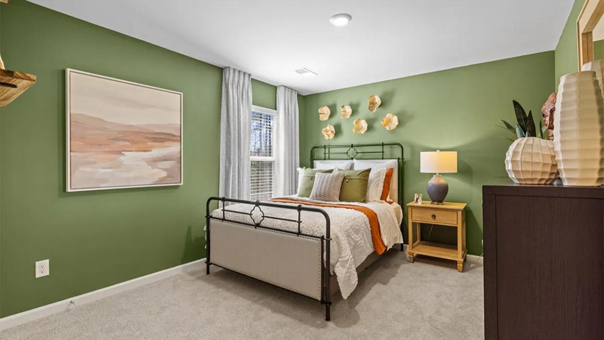 Modern-Farmhouse 5-Bedroom Home with Front Porch and 2-Car Garage (2,721 Sq. Ft. Floor Plan)