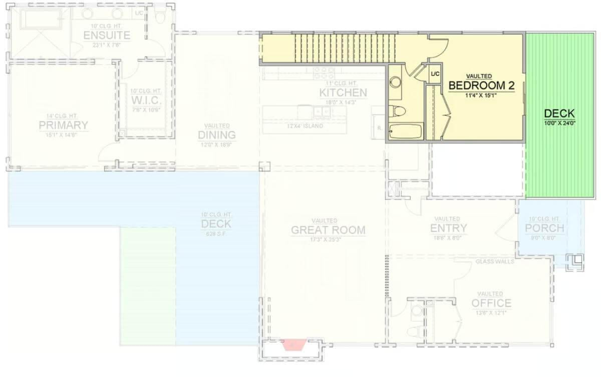 Explore the Spacious Layout Featuring a Vaulted Great Room