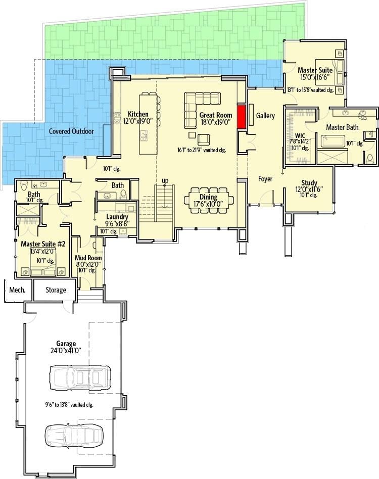 Explore This Spacious 4,356 Sq. Ft. Floor Plan with Dual Master Suites