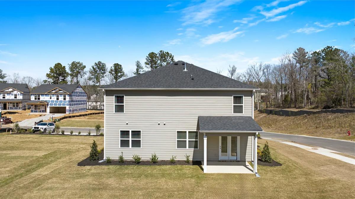 Modern-Farmhouse 5-Bedroom Home with Front Porch and 2-Car Garage (2,721 Sq. Ft. Floor Plan)