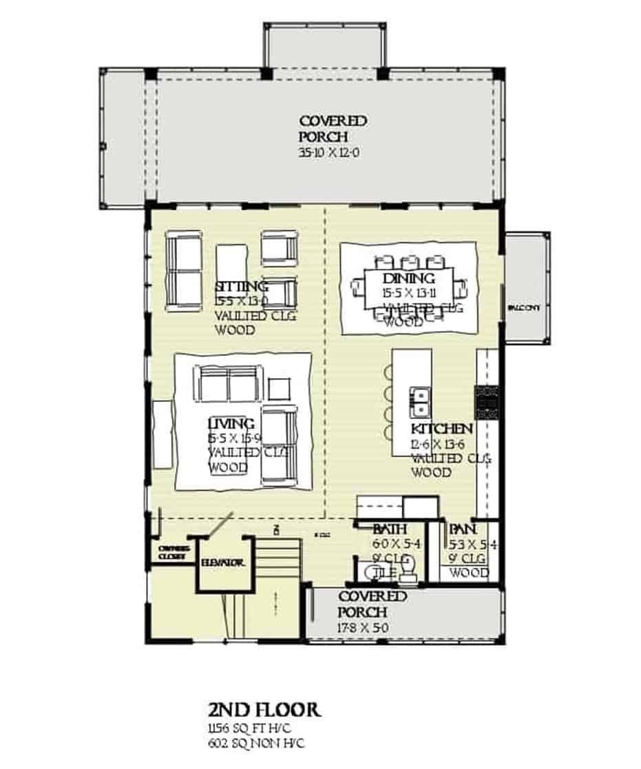 Explore the Spacious Layout with Dual Porches on the Second Floor