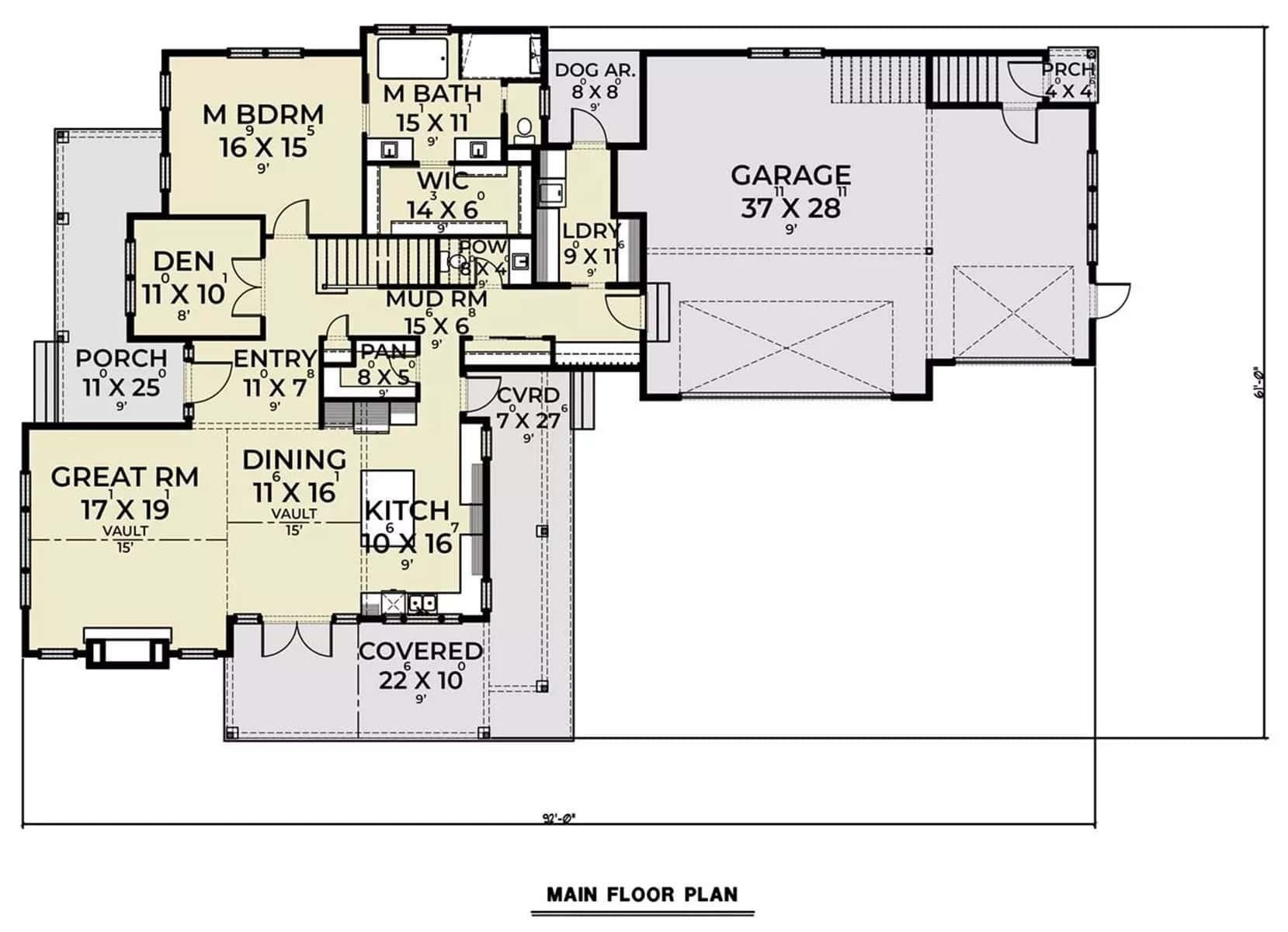 Explore This Spacious Main Floor with a Vaulted Great Room