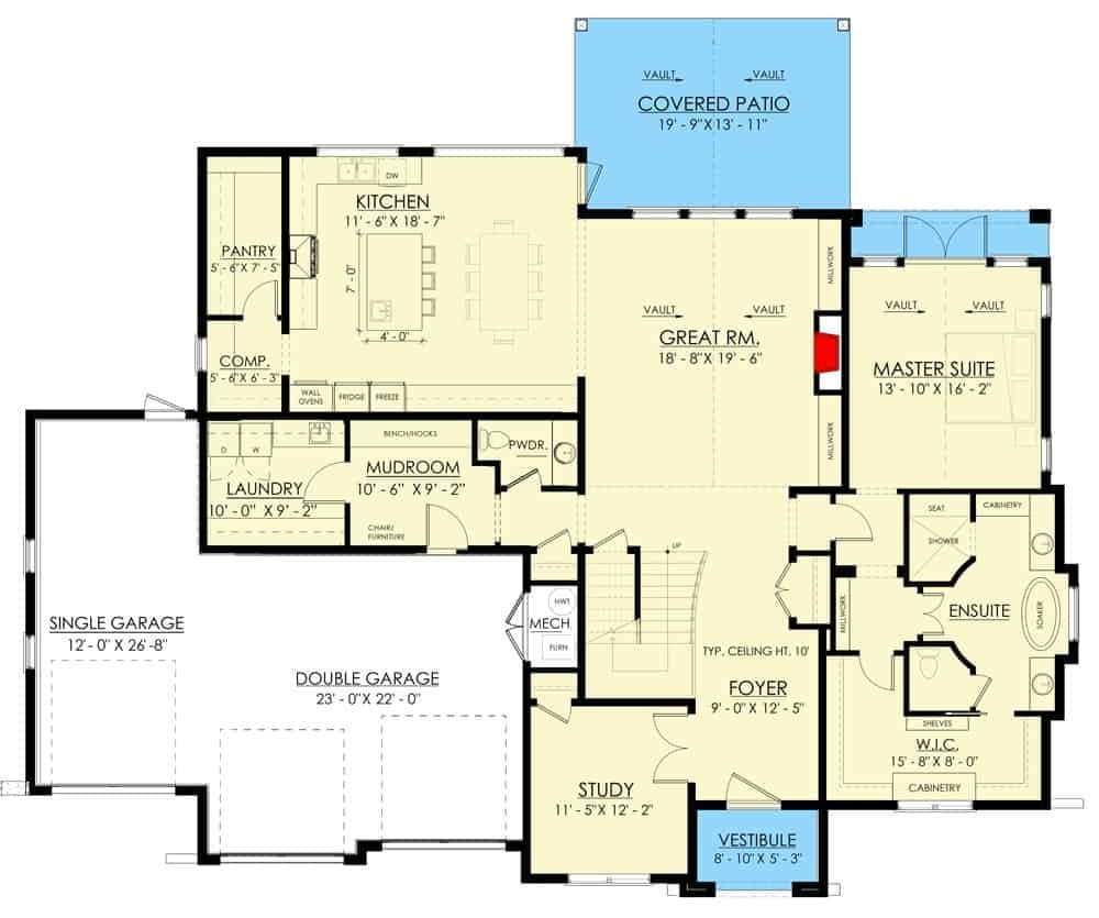 Explore This Thoughtfully Designed Floor Plan with Spacious Great Room