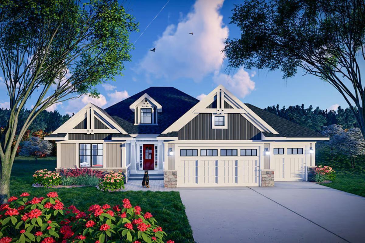 Traditional Meets Modern in This Beautiful Gabled Home