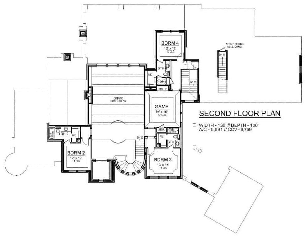 Explore the Second Floor: Spacious Bedrooms and a Game Room