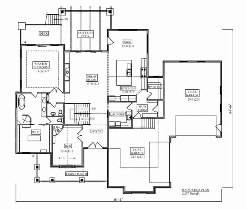 Explore the Functional Flow of This 2,237 sq ft Main Floor Plan