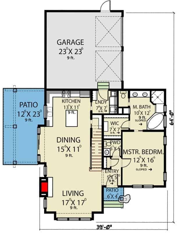 Explore This Efficiently Designed Floor Plan with Ample Living Space