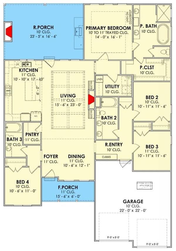 Discover the Flow in This Thoughtfully Designed 4-Bedroom Floor Plan