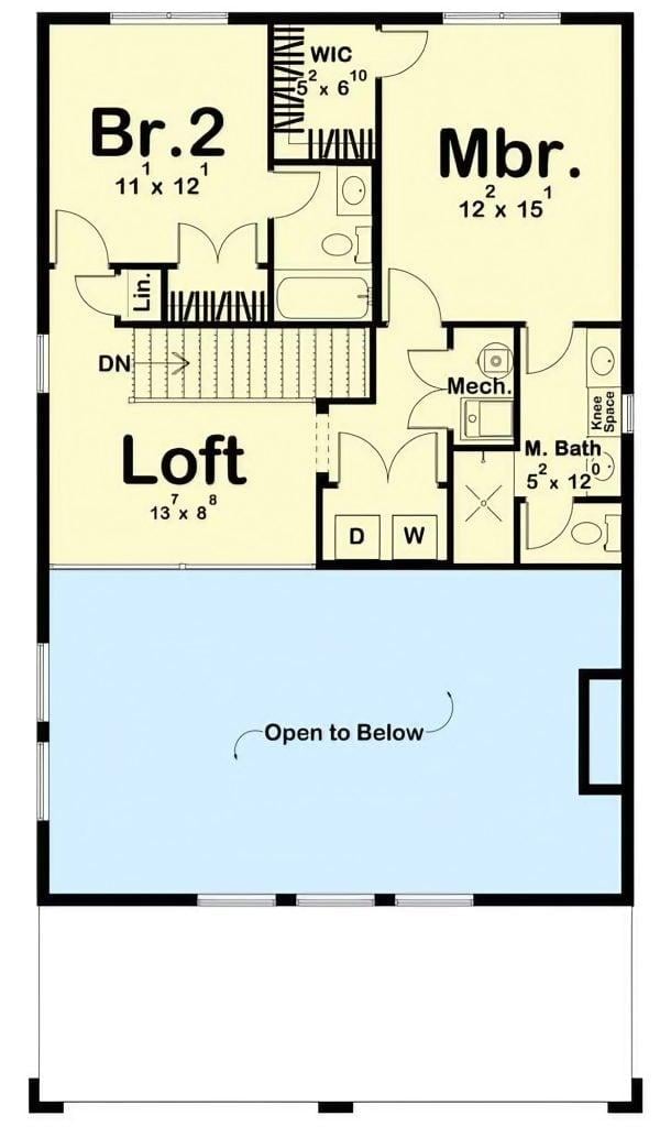 Explore the Efficient Layout with Loft and Open-to-Below Feature