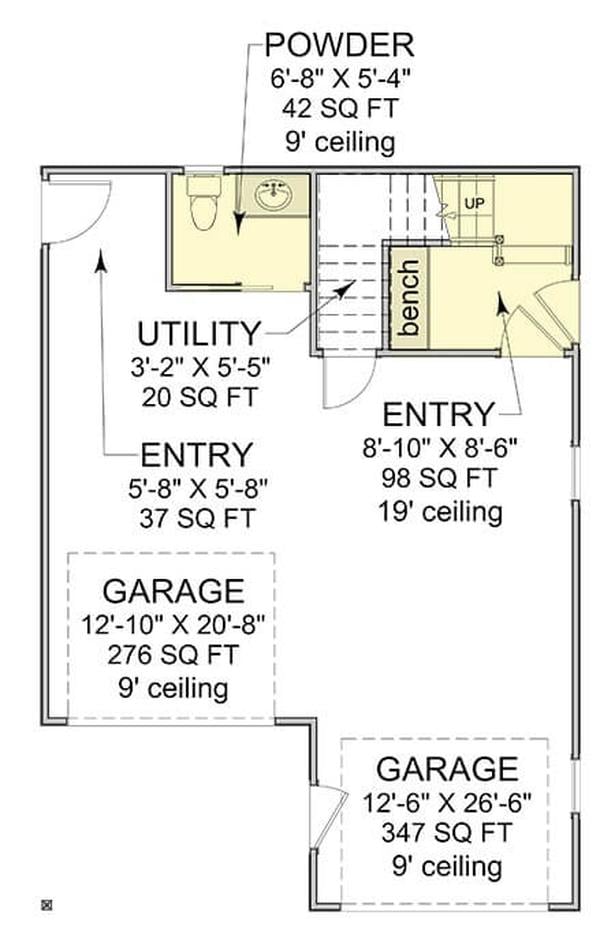Explore the Efficient Layout of This Multi-Garage Floor Plan
