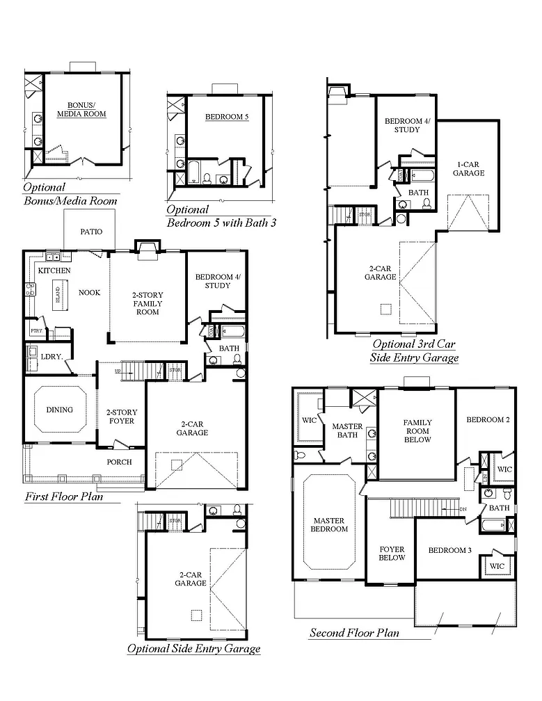 Craftsman-Style 4-Bedroom Home with Open-Concept Living and 2-Car Garage (2,912 Sq. Ft. Flooring)