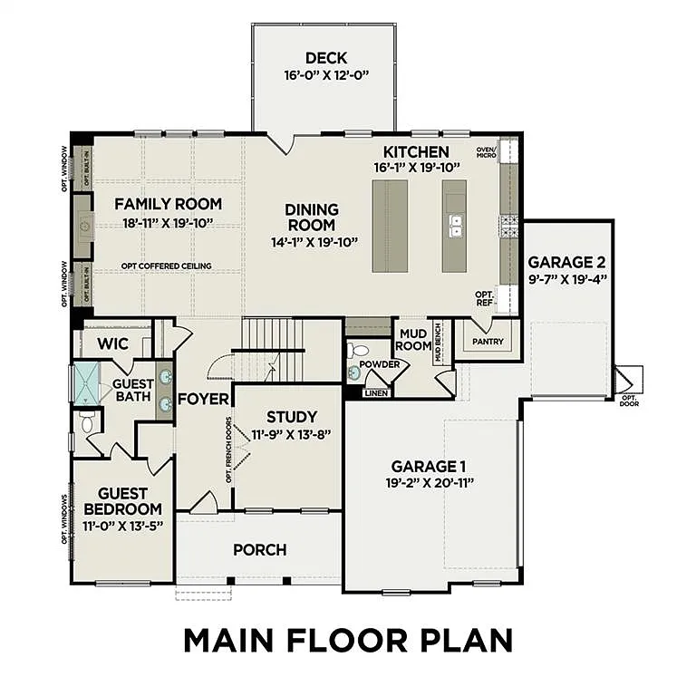 Traditional 5-Bedroom Home with Covered Patio and 3-Car Garage (3,892 Sq. Ft. Floor Plan)