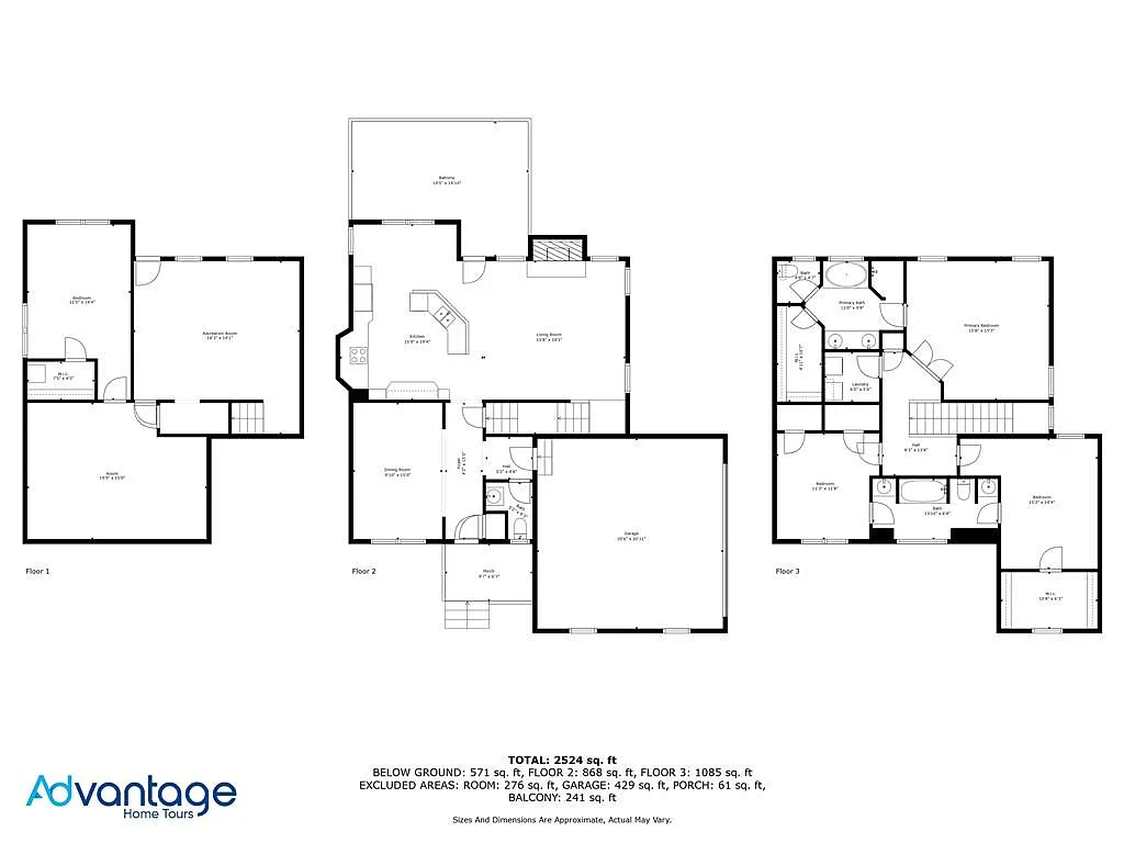 Traditional 3-Bedroom Home with Jack & Jill Bathroom and Finished Basement (2,721 Sq. Ft. Floor Plan)