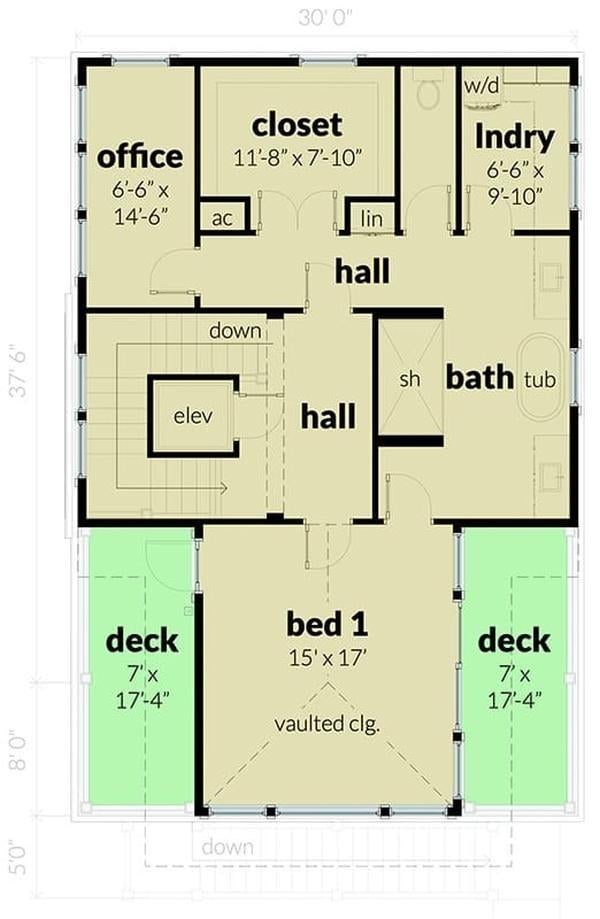 Explore the Thoughtful Layout of This Floorplan with Dual Decks