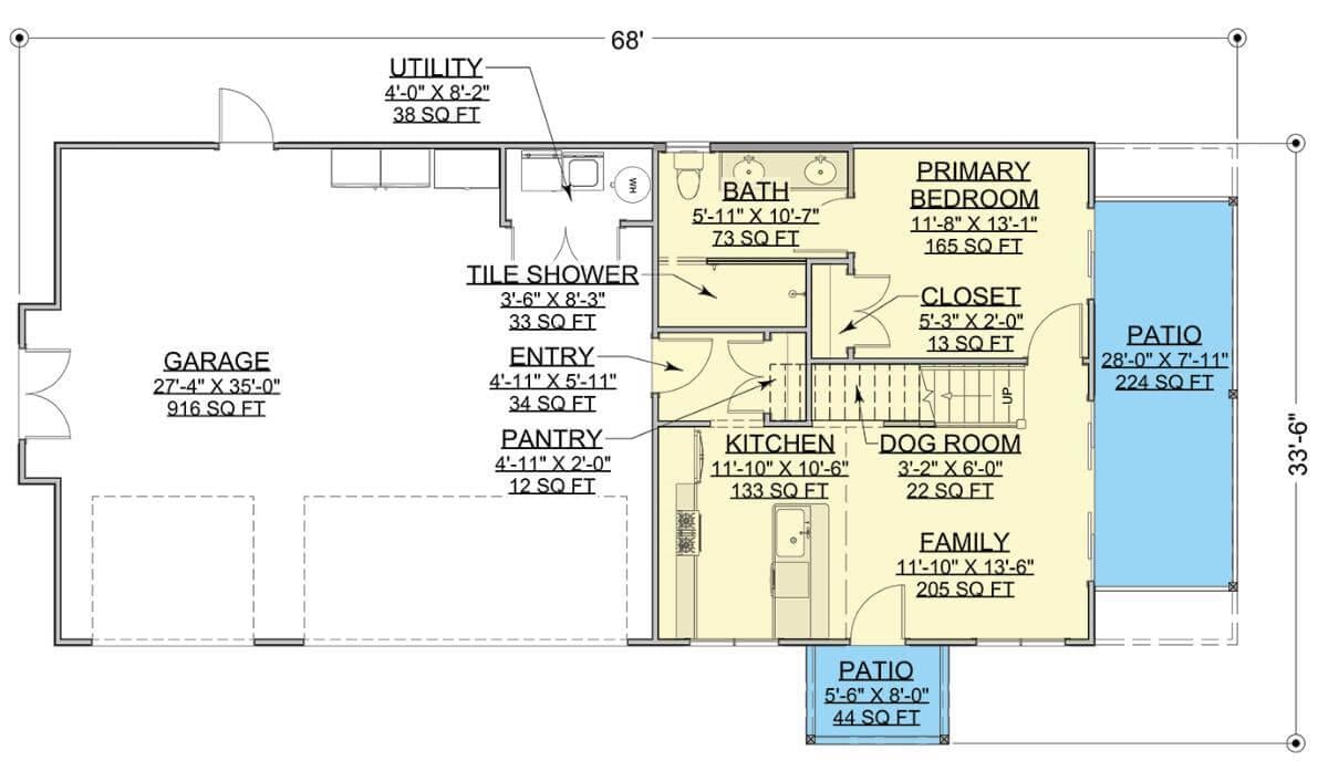 Explore the Efficient Layout of This Versatile Floor Plan
