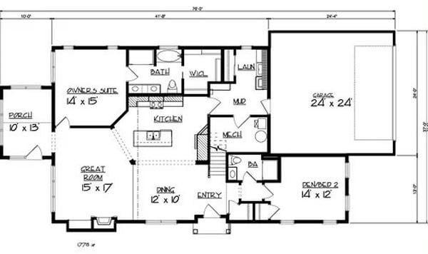 Discover the Efficient Flow of This Open-Concept Floor Plan