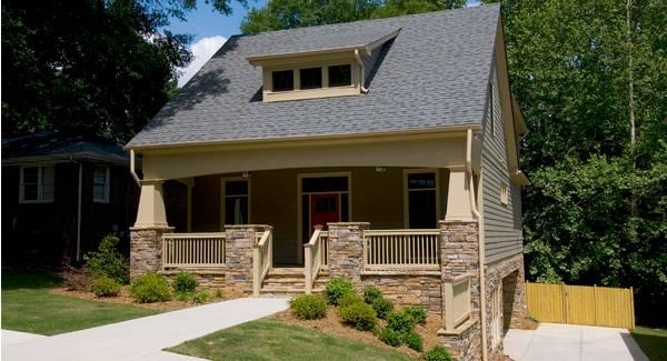 Delightful Craftsman Bungalow with Stone Accents