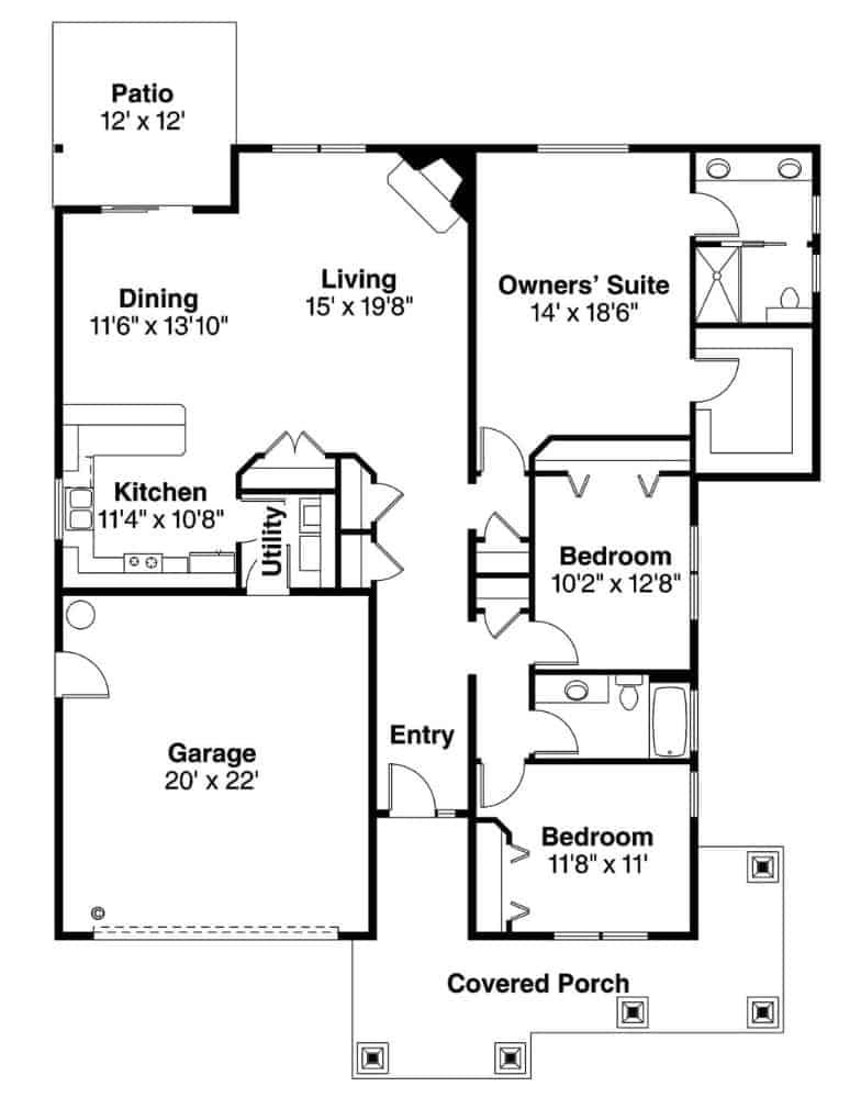 Explore the Smart Layout of This 1,801 Sq. Ft. Single-Story Home