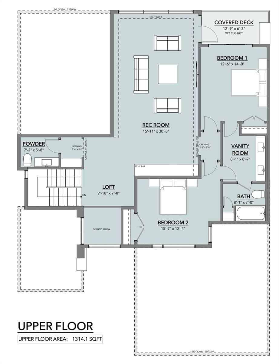 Explore the Upper Floor with a Spacious Rec Room and Cozy Loft