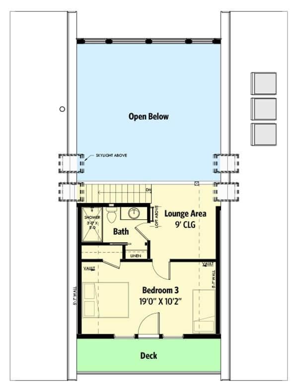 Exploring the Upper Level: Bedroom Opens to a Private Deck