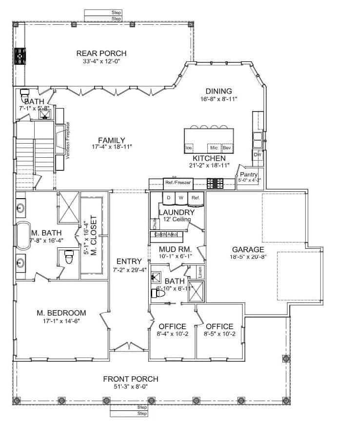 Check Out This Spacious Floor Plan with Dual Offices