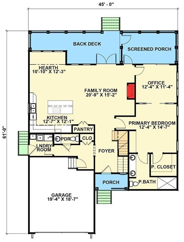Explore This Thoughtfully Designed Floor Plan with a Screened Porch