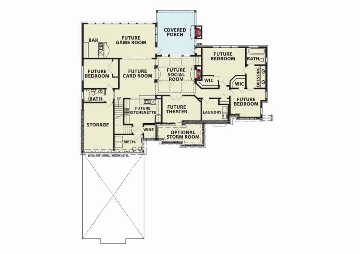 Explore the Versatile Layout with Future Game Room and Theater