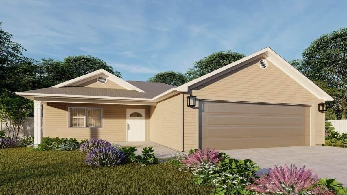 Step Into This Classic Bungalow with a Spacious Two-Car Garage