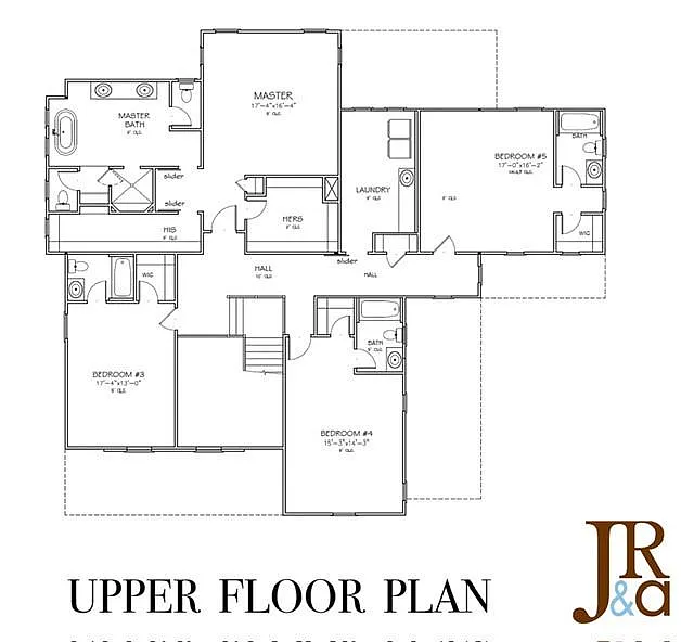 Farmhouse 5-Bedroom Home with Covered Front Porch and 3-Car Garage (4,517 Sq. Ft. Floor Plan)