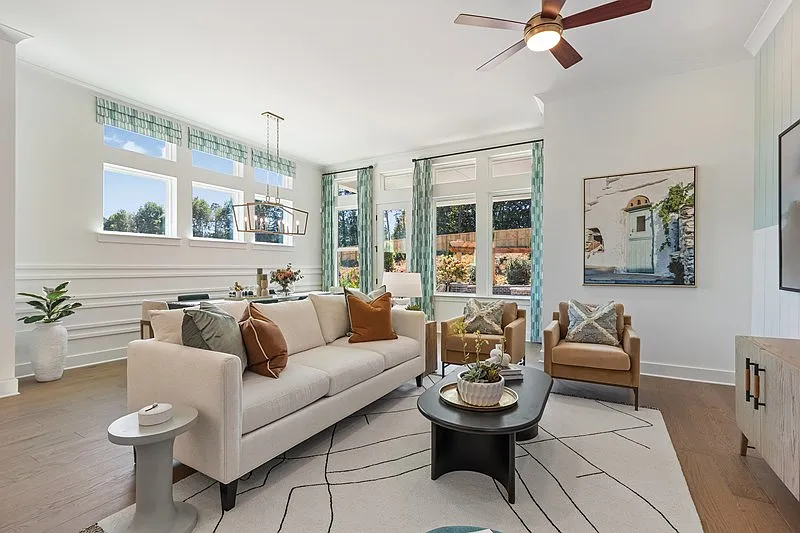 3-Bedroom Modern Farmhouse Home with Front Porch and 2-Car Garage (2,008 Sq. Ft. Floor Plan)