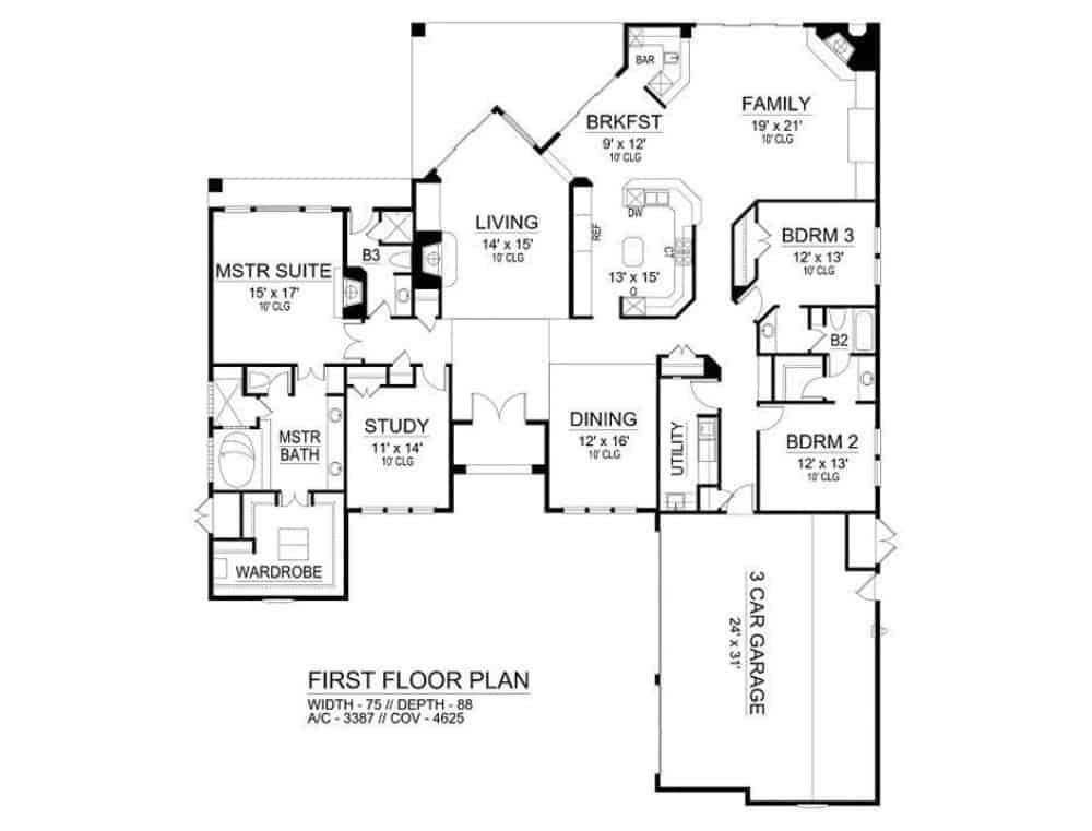 Explore the Spacious Flow of This Open-Concept Floor Plan