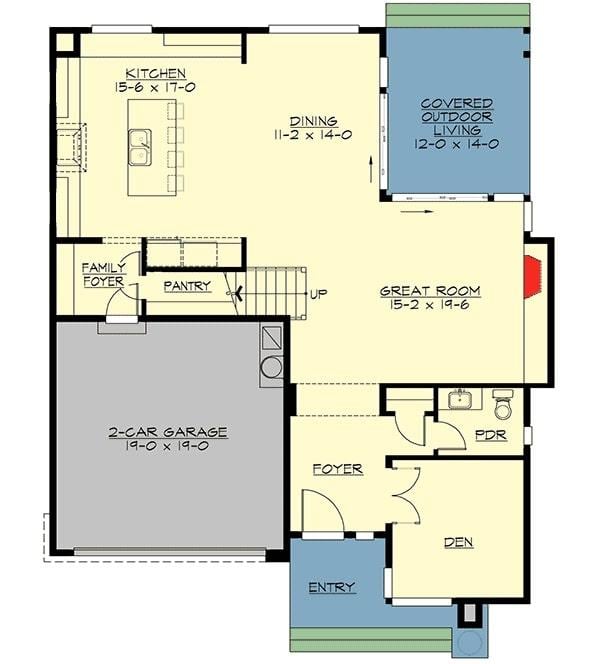 Discover the Flow of This Open-Concept Main Floor Plan