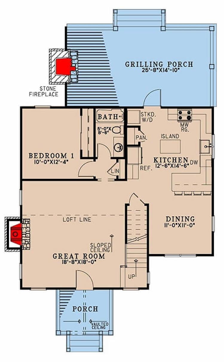 Explore the Flow from Great Room to Grilling Porch