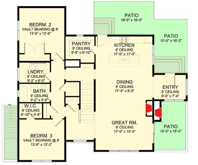 Explore the Spacious Great Room in This Floor Plan