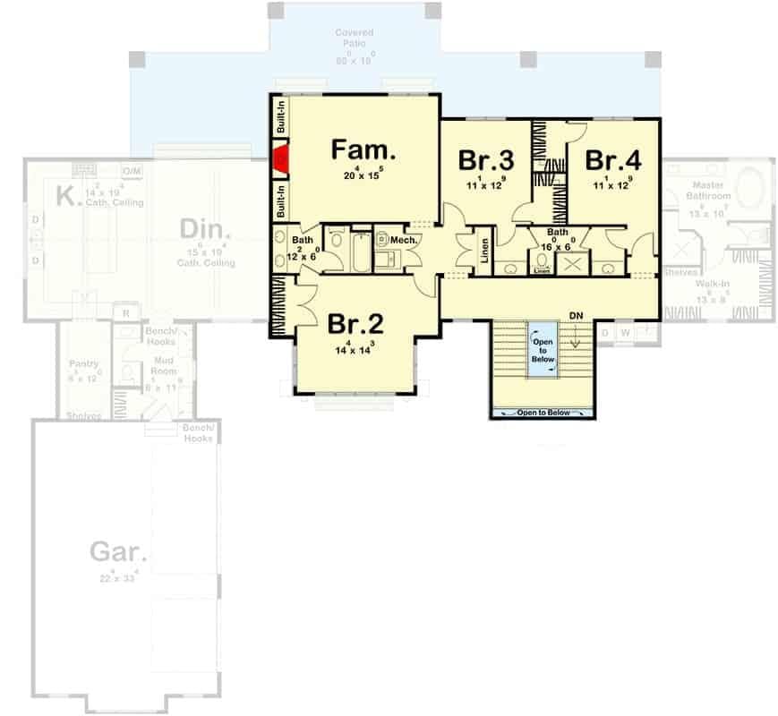 Explore This Spacious Floor Plan with a Dedicated Family Room