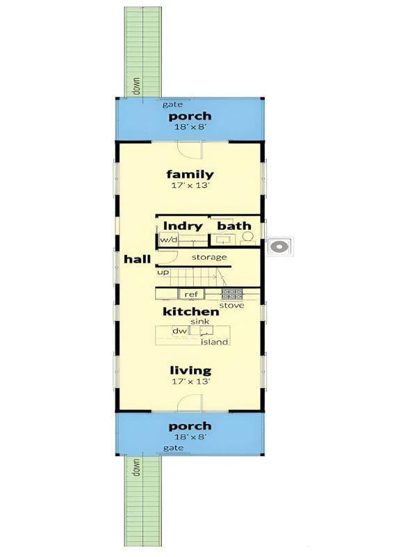 Explore the Functional Flow of This Open-Concept Floor Plan