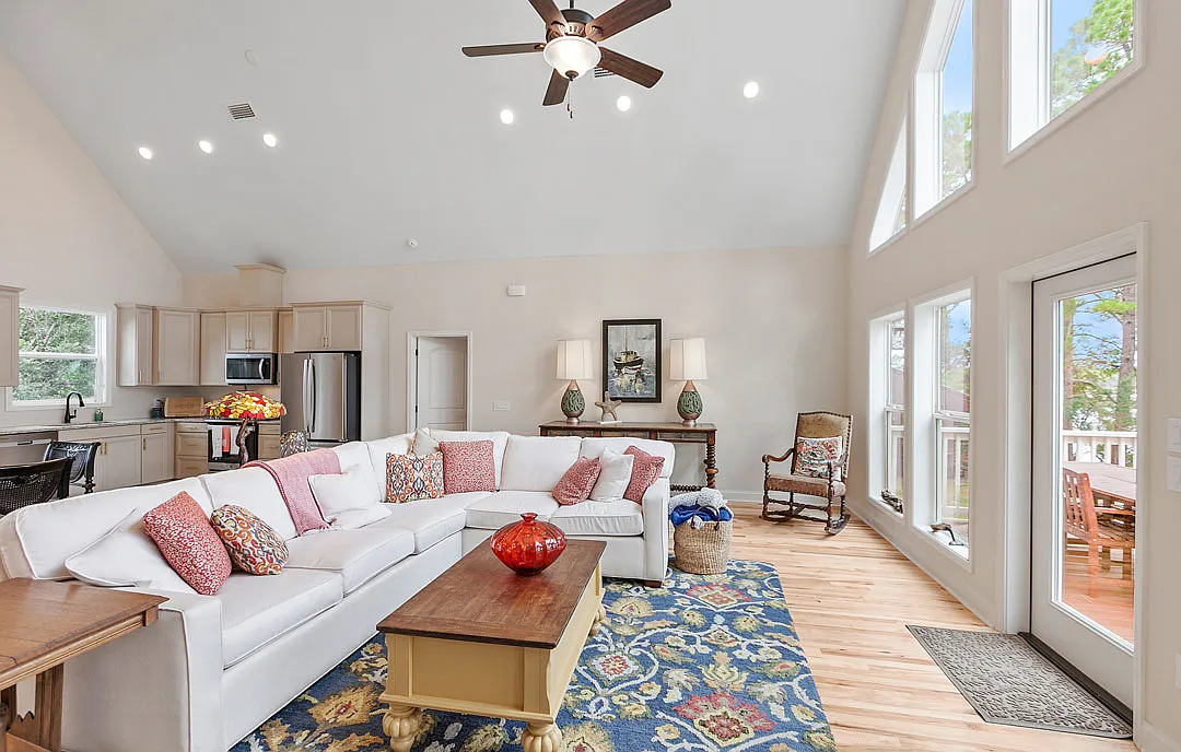 Traditional 3-Bedroom Home with Deck and Front Porch (1,667 Sq. Ft. Floor Plan)