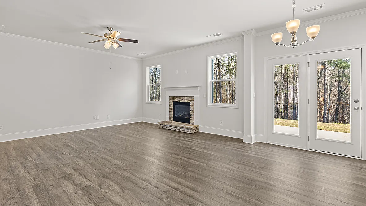 Craftsman-Style 4-Bedroom Home with Open-Concept Living and 2-Car Garage (2,912 Sq. Ft. Flooring)