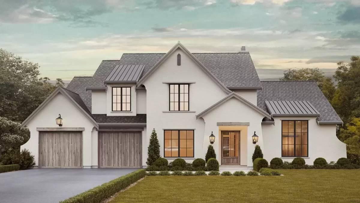 Elegant Home with Distinctive Gabled Roofline