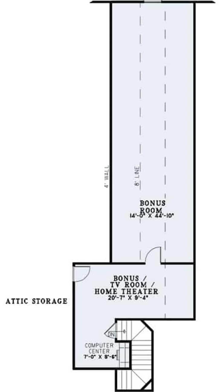 Explore the Versatile Bonus Room with Home Theater Potential