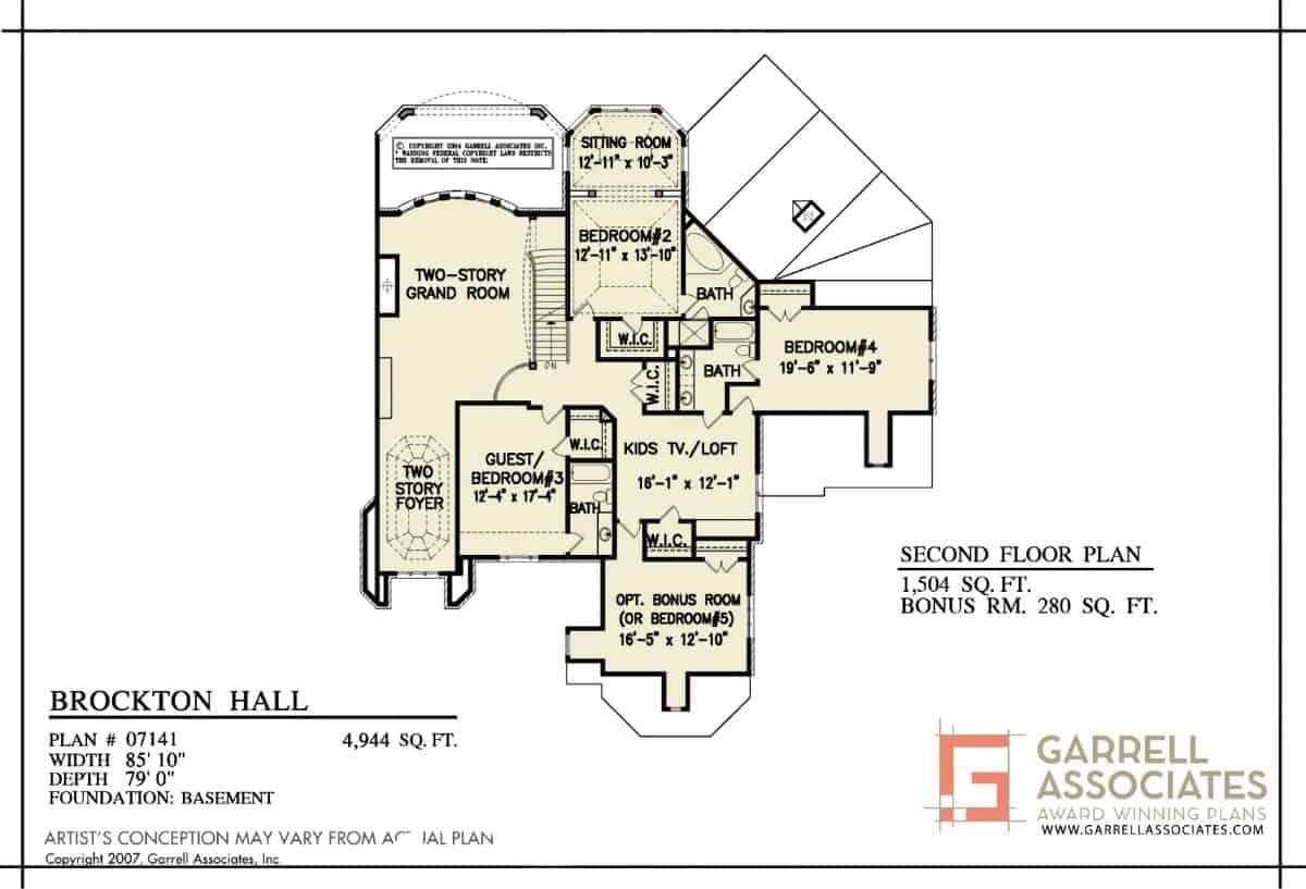Explore the Expansive Two-Story Grand Room in This Floor Plan