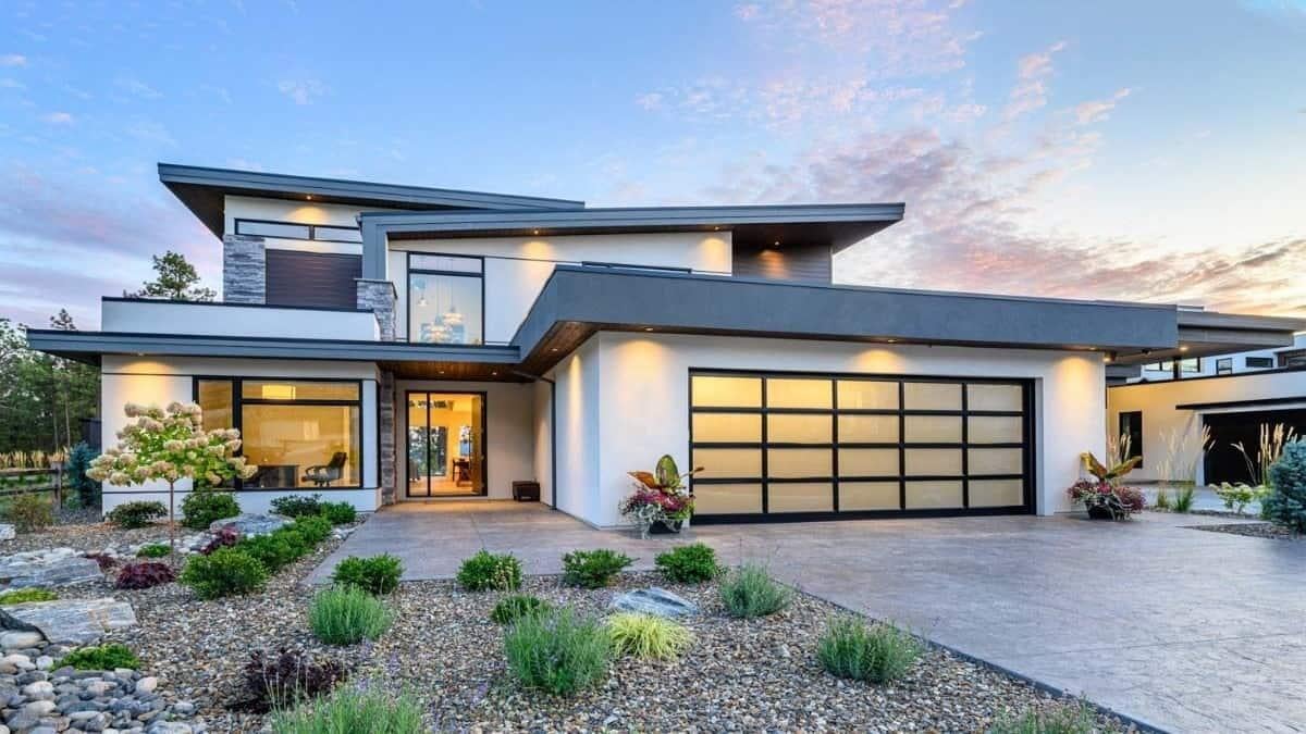 Modern Marvel with Striking Angular Rooflines