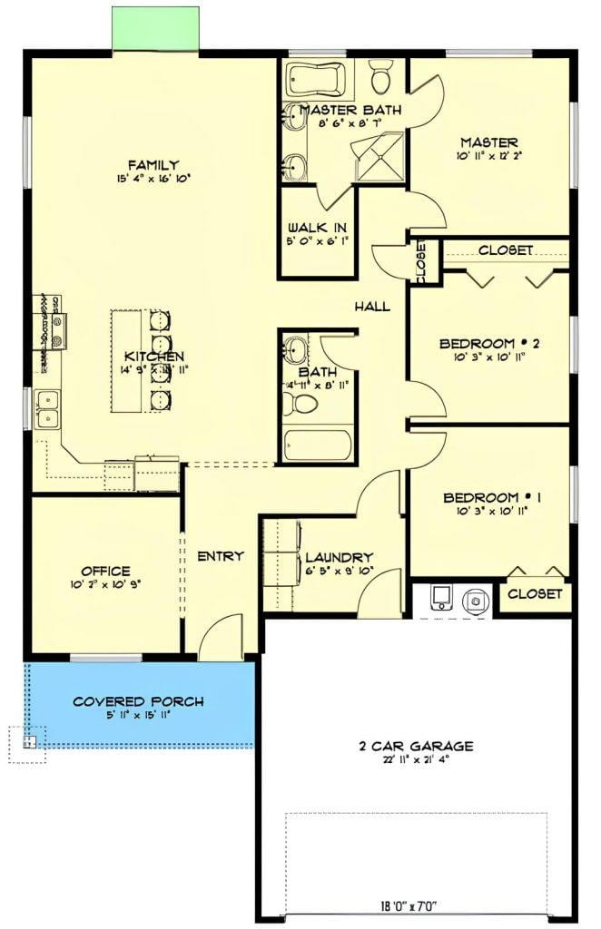 Explore This Efficient Floor Plan with a Spacious Family Room