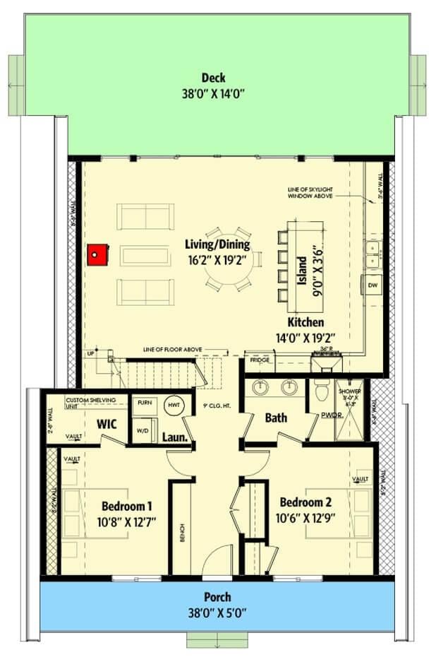 Explore This Thoughtfully Designed Floor Plan with Spacious Deck